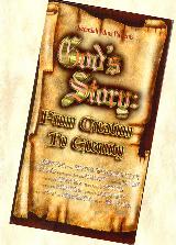 video jacket of Christian Bible video, God's Story, overview of Holy Scriptures narrated by Dean Jones