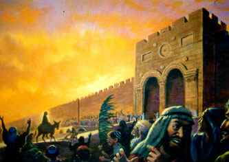 Trimuphal  Entry of Jesus